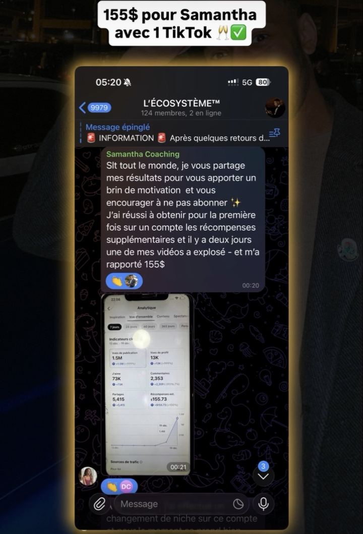 Message d'un élève de L'Accompagnement